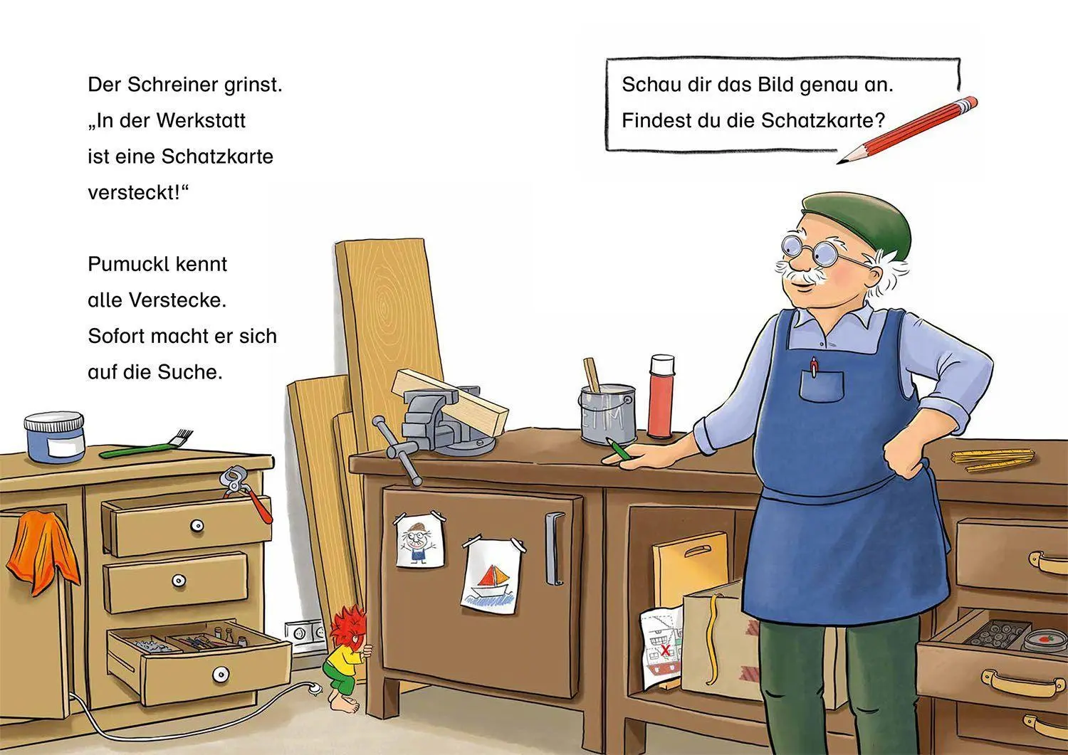 Bild: 9783440167984 | Pumuckl, Bücherhelden 1. Klasse, Pumuckl auf Schatzsuche | Buch | 2023