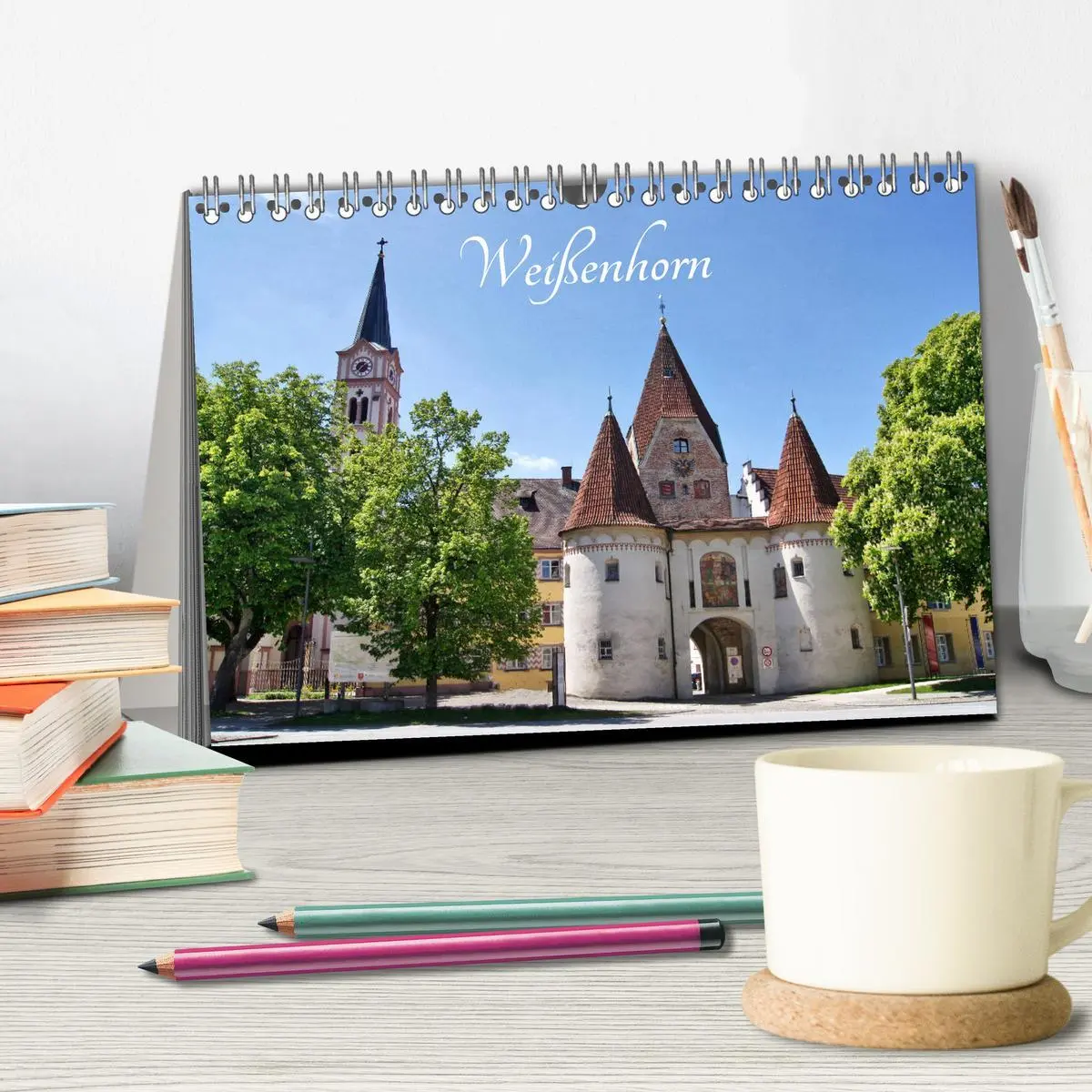 Bild: 9783457857984 | Weißenhorn (Tischkalender 2026 DIN A5 quer), CALVENDO Monatskalender