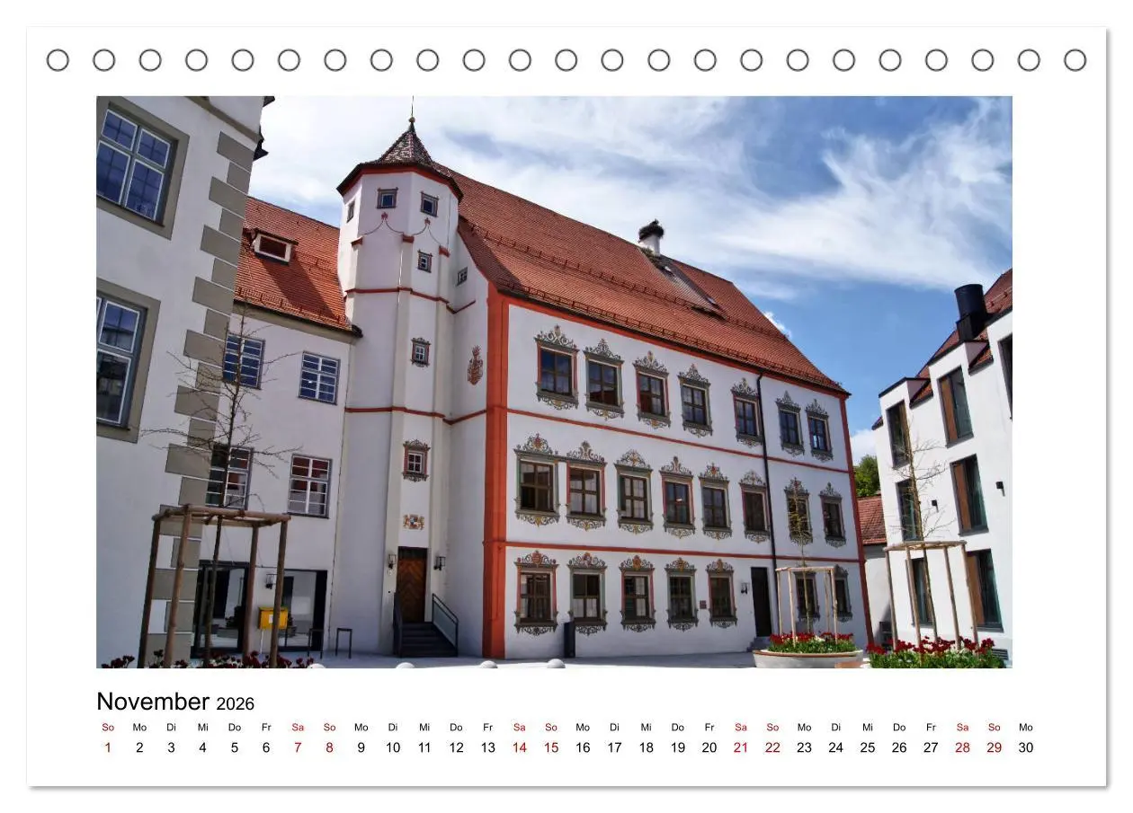 Bild: 9783457857984 | Weißenhorn (Tischkalender 2026 DIN A5 quer), CALVENDO Monatskalender