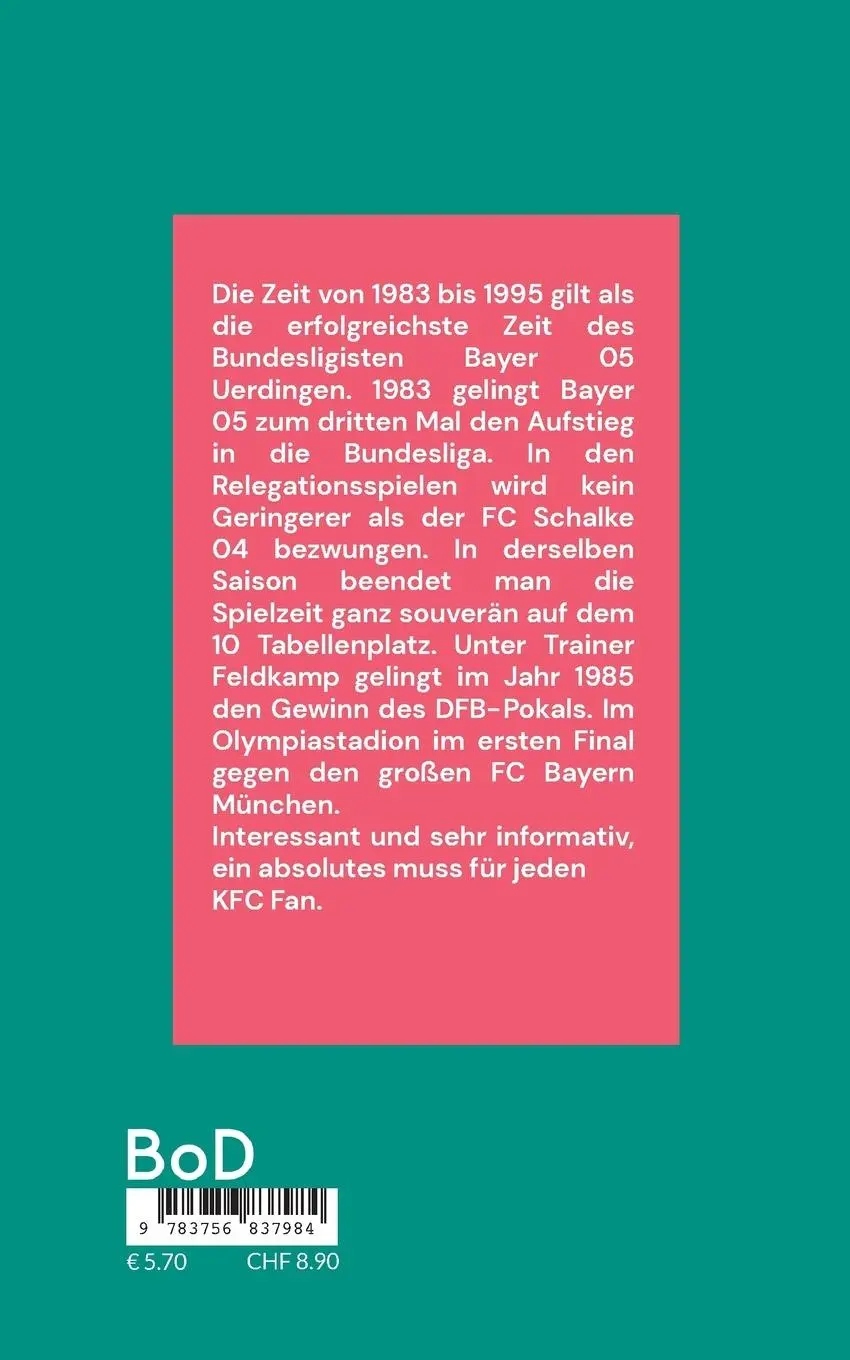 Rückseite: 9783756837984 | Alarm auf der Grotenburg Kampfbahn | J. R. Lucas Wolf | Taschenbuch