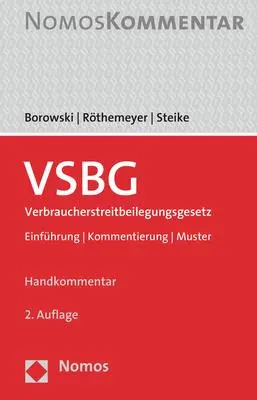 Cover: 9783848767984 | VSBG Verbraucherstreitbeilegungsgesetz | Sascha Borowski (u. a.)