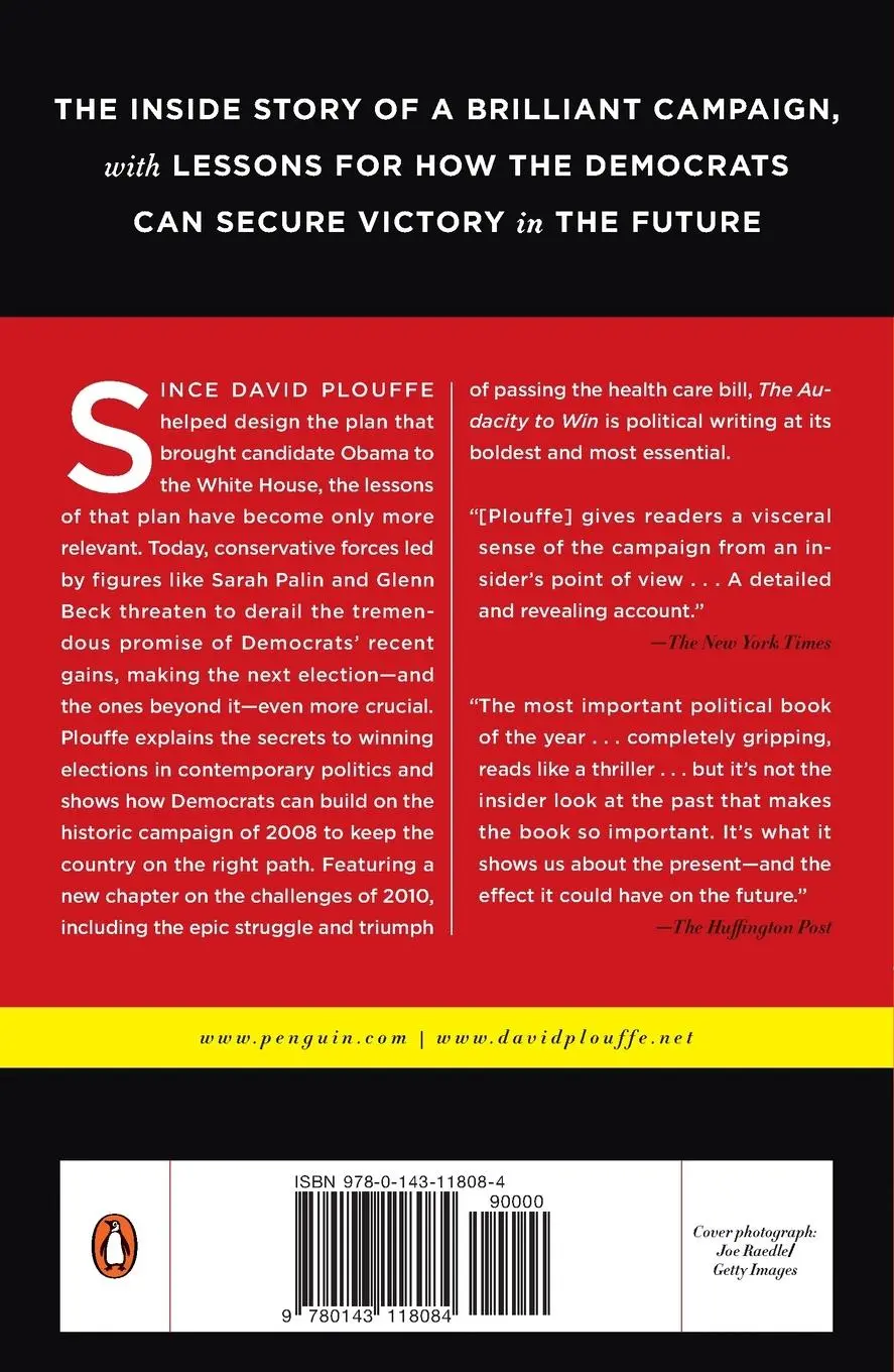 Rückseite: 9780143118084 | The Audacity to Win | David Plouffe | Taschenbuch | Englisch | 2010