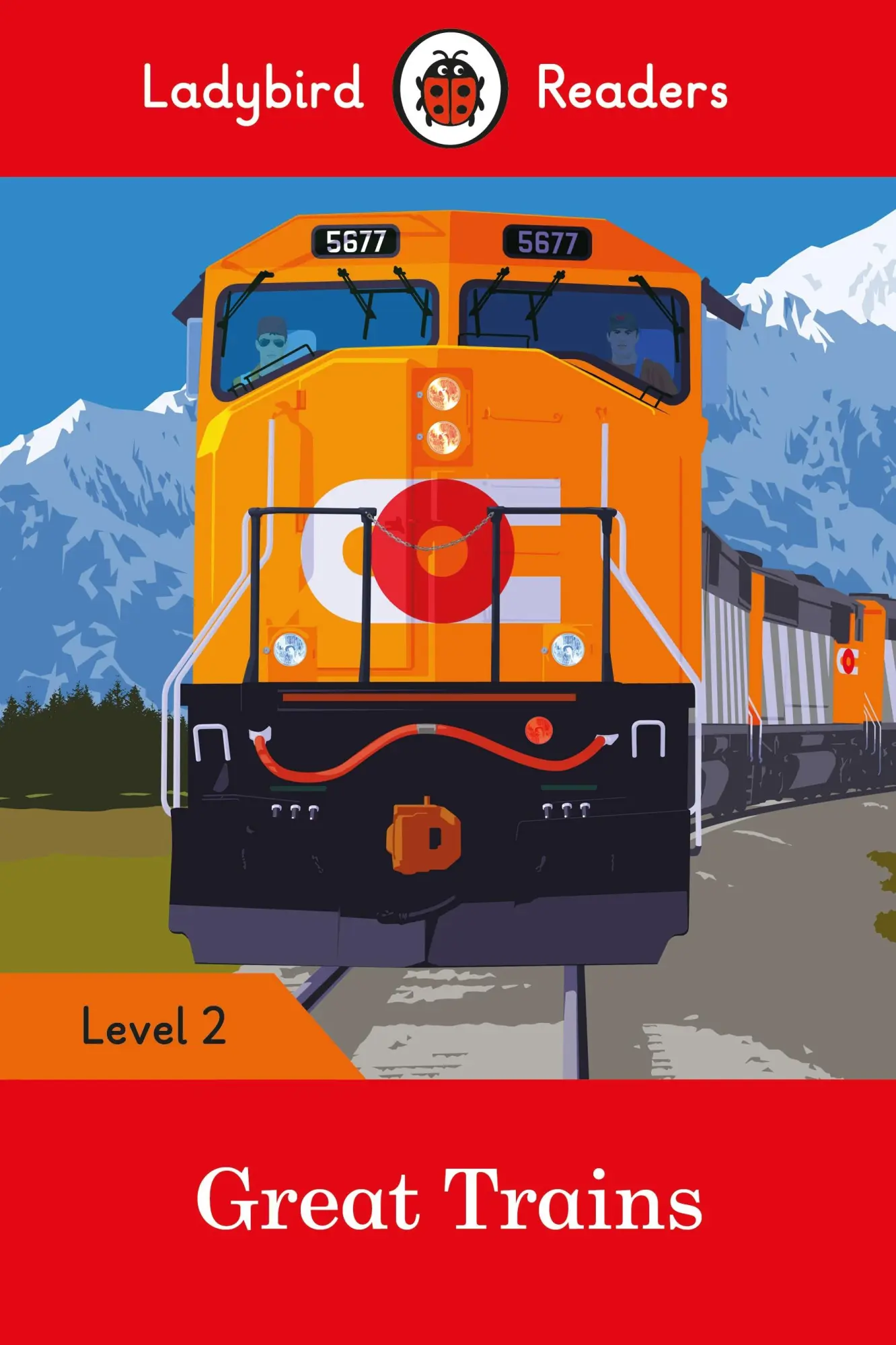 Cover: 9780241298084 | Ladybird Readers Level 2 - Great Trains (ELT Graded Reader) | Ladybird