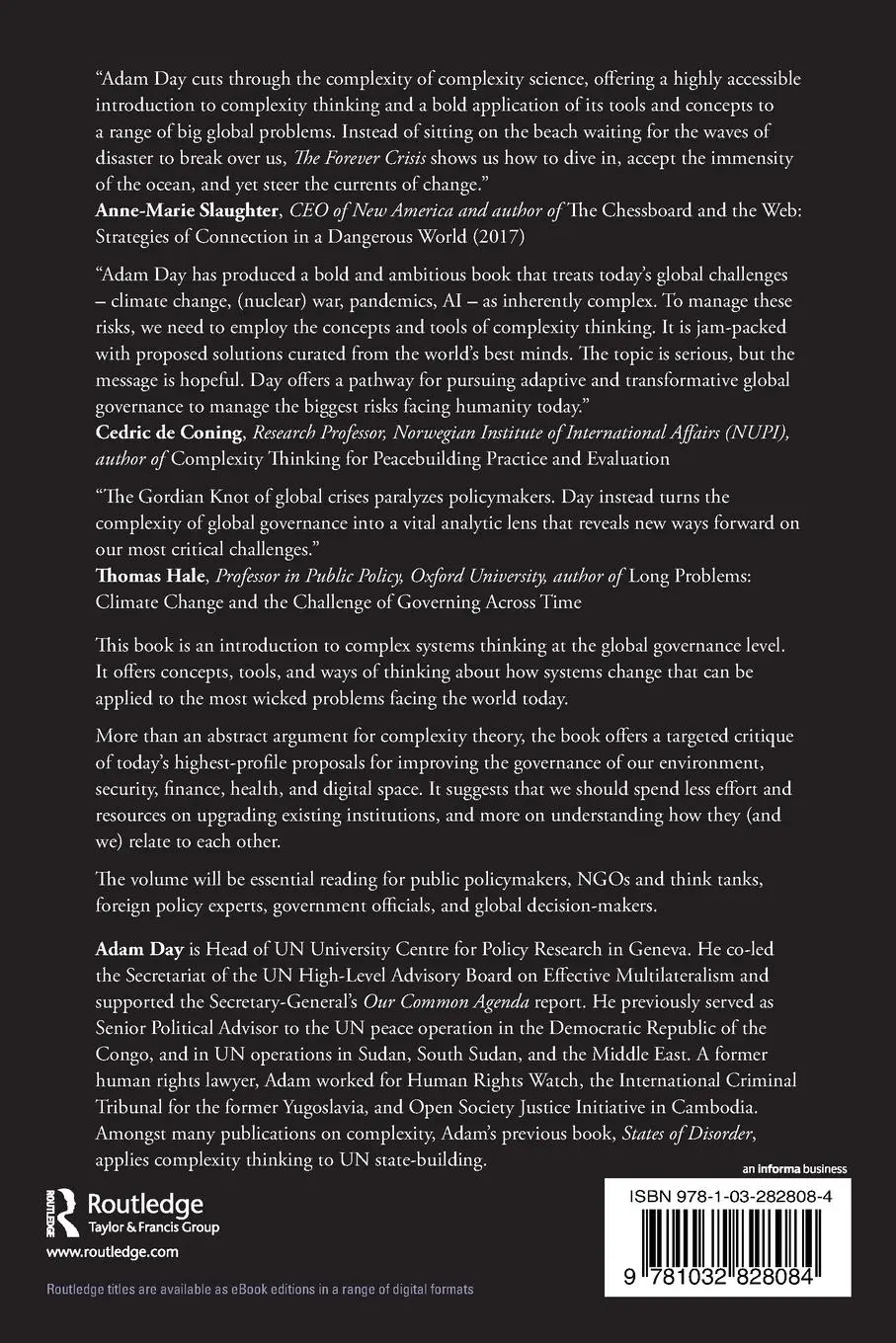 Rückseite: 9781032828084 | The Forever Crisis | Adam Day | Taschenbuch | Englisch | 2024