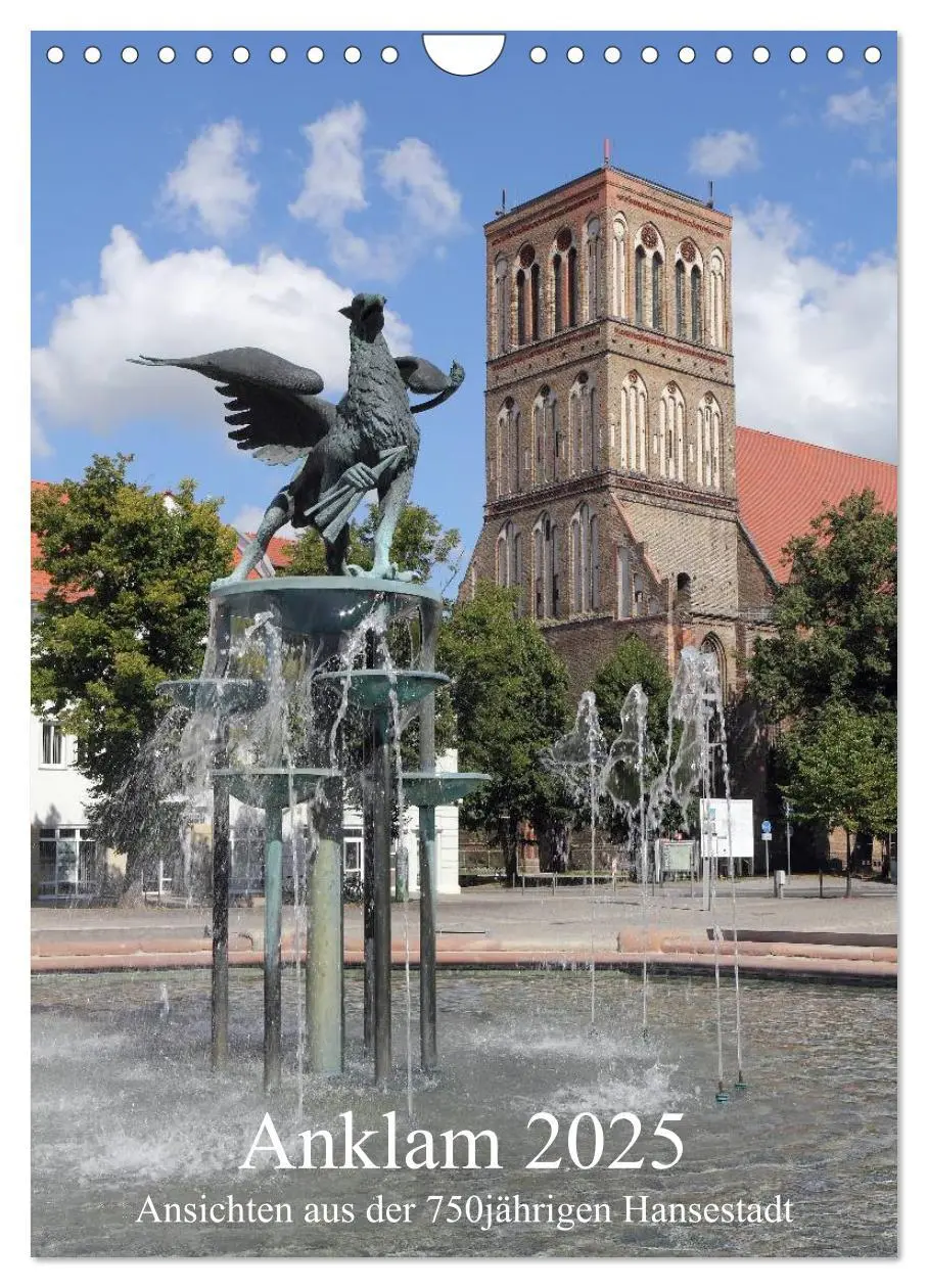 Cover: 9783457058084 | Anklam 2025 (Wandkalender 2025 DIN A4 hoch), CALVENDO Monatskalender
