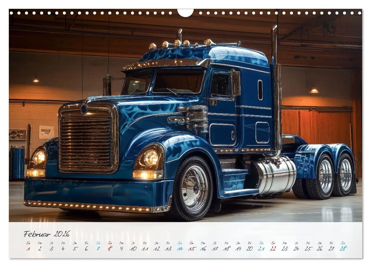 Bild: 9783457298084 | Giganten der Straße (Wandkalender 2026 DIN A3 quer), CALVENDO...