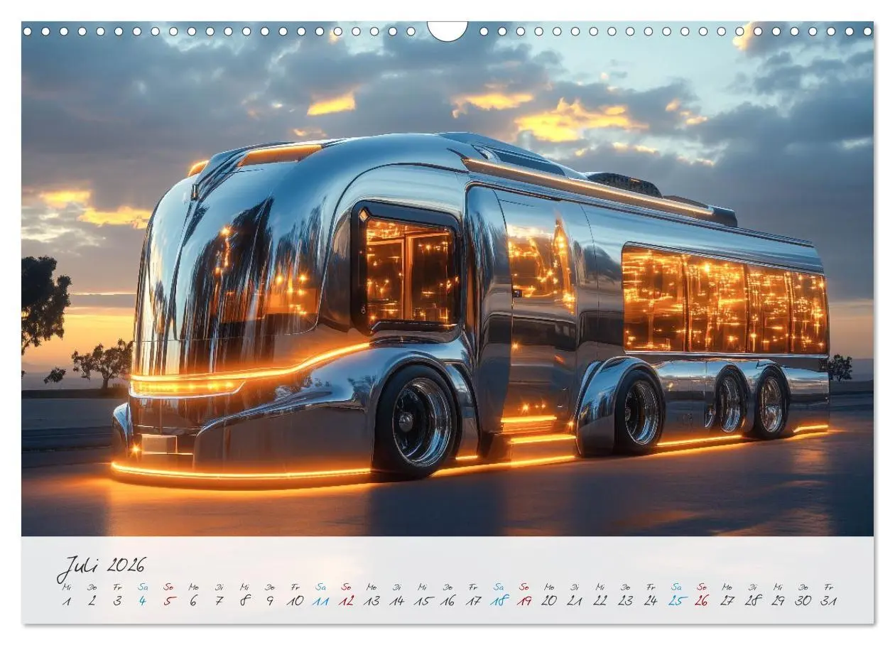 Bild: 9783457298084 | Giganten der Straße (Wandkalender 2026 DIN A3 quer), CALVENDO...