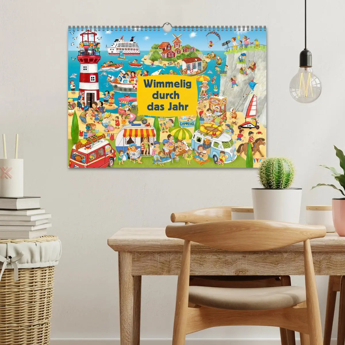 Bild: 9783457368084 | Wimmelig durch das Jahr (Wandkalender 2026 DIN A3 quer), CALVENDO...