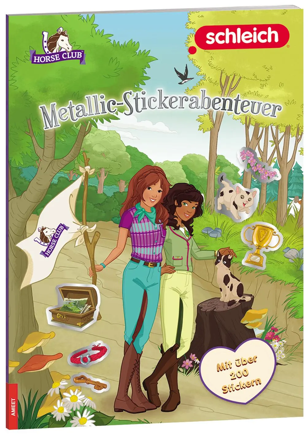 Cover: 9783960808084 | schleich® Horse Club(TM) - Metallic-Stickerabenteuer | Taschenbuch