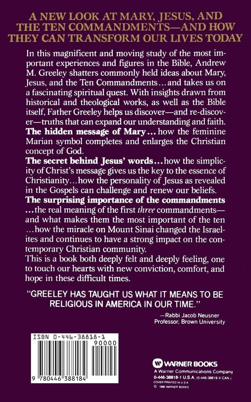 Rückseite: 9780446388184 | Myths of Religion | Andrew Greenley (u. a.) | Taschenbuch | Englisch