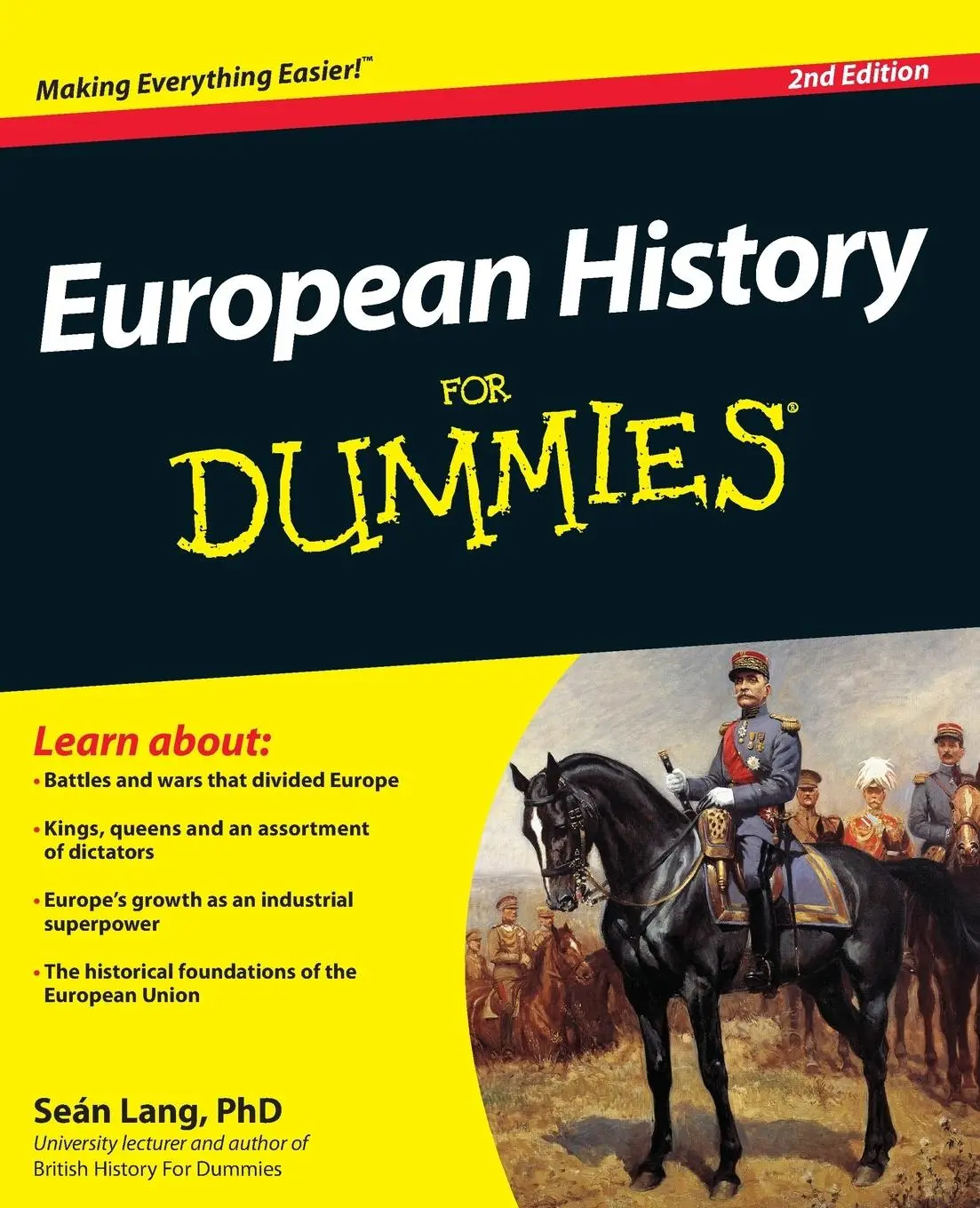 Cover: 9780470978184 | European History For Dummies | Seán Lang | Taschenbuch | Englisch