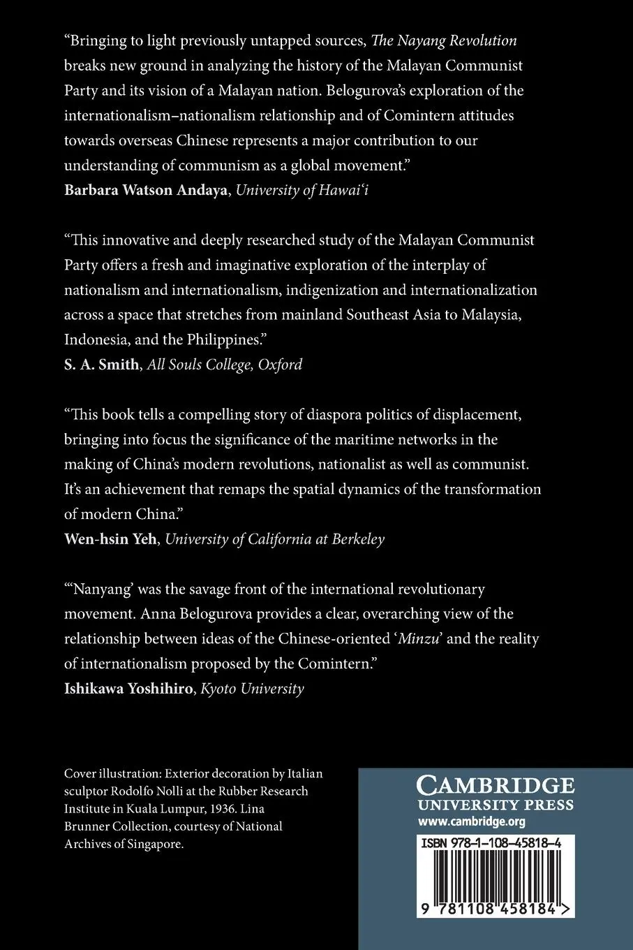 Rückseite: 9781108458184 | The Nanyang Revolution | Anna Belogurova | Taschenbuch | Englisch