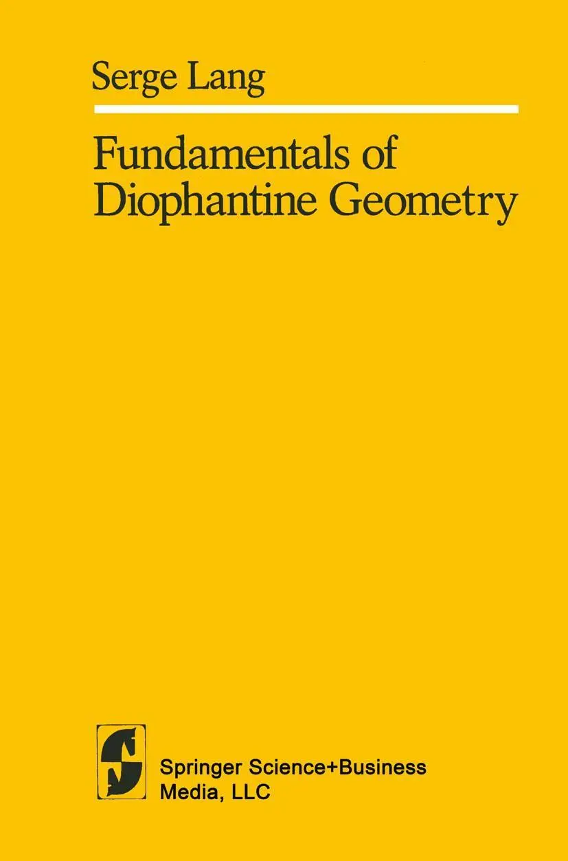 Cover: 9781441928184 | Fundamentals of Diophantine Geometry | S. Lang | Taschenbuch | xviii
