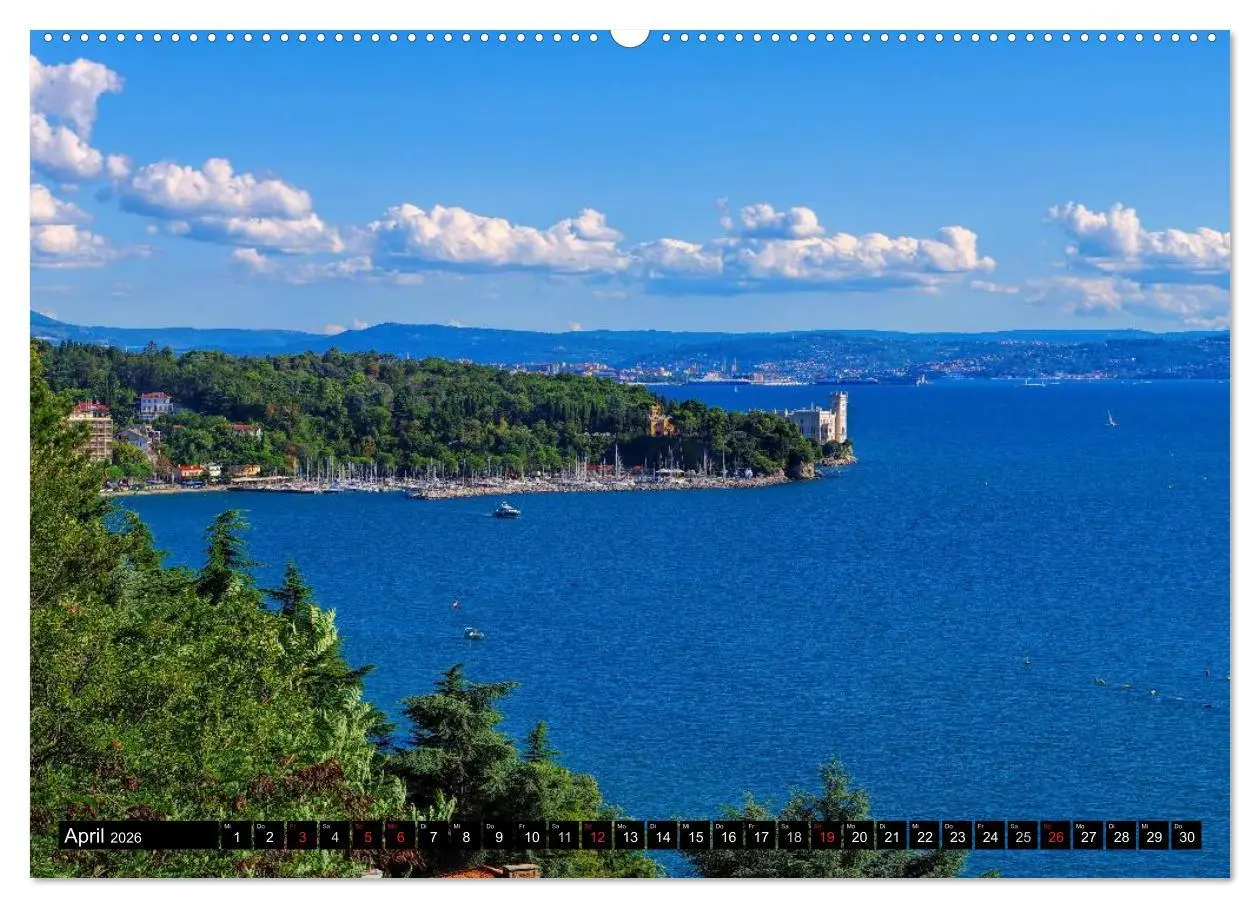 Bild: 9783457978184 | Triest und seine Riviera (hochwertiger Premium Wandkalender 2026...