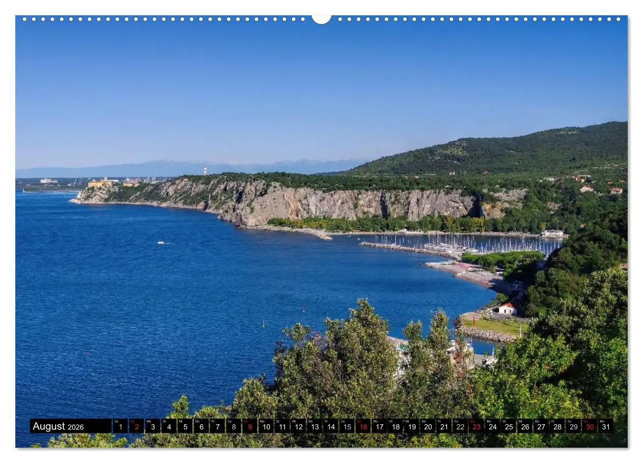 Bild: 9783457978184 | Triest und seine Riviera (hochwertiger Premium Wandkalender 2026...