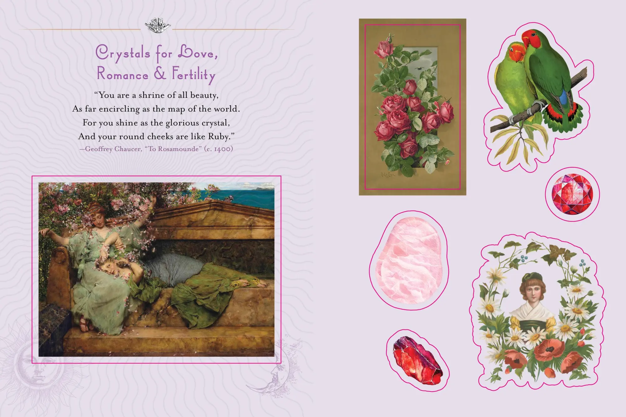 Bild: 9781454958284 | Crystal Sticker Book | More Than 400 Magickal &amp; Mystical Stickers