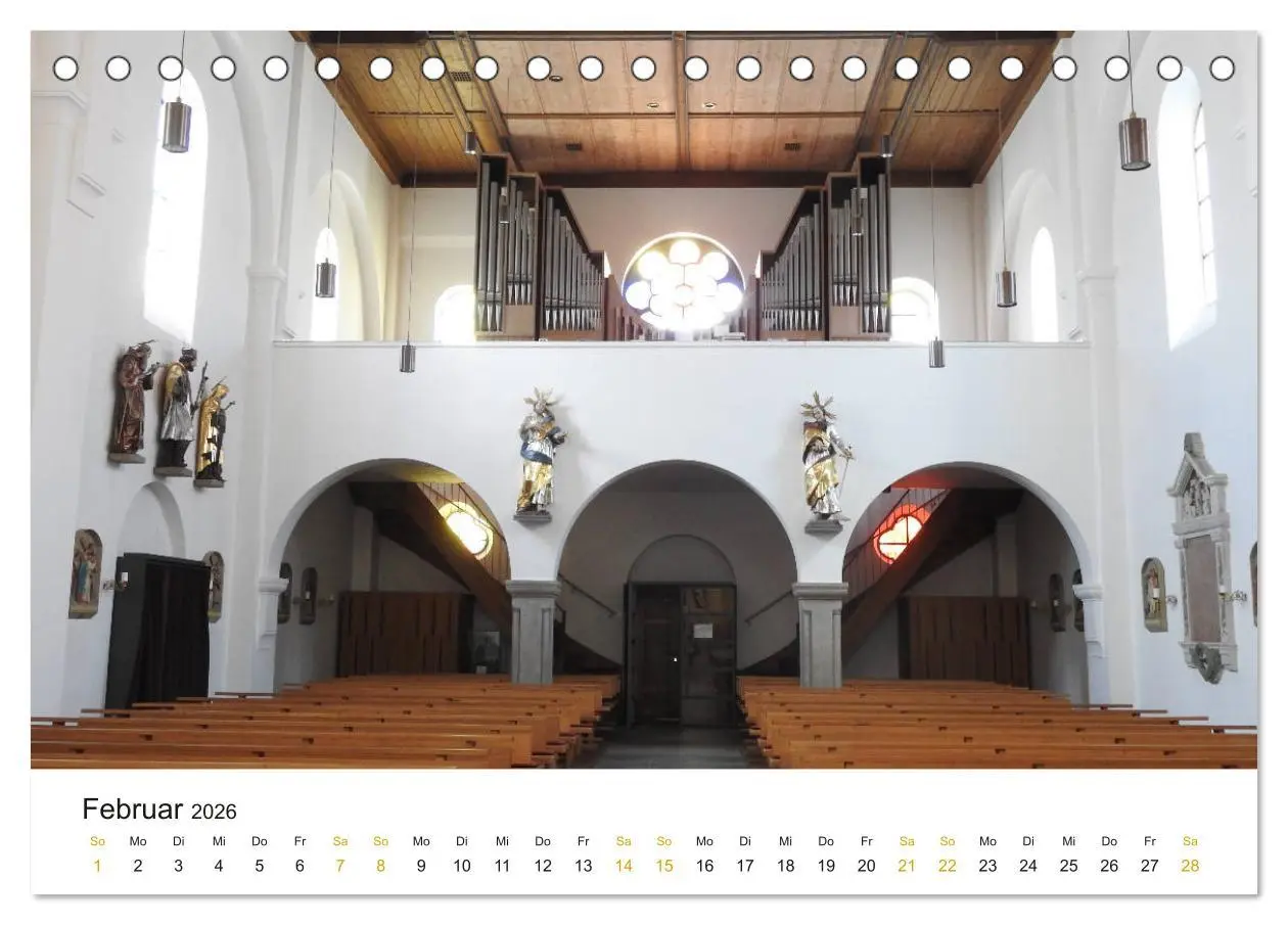 Bild: 9783457728284 | Fantastische Welt der Orgeln (Tischkalender 2026 DIN A5 quer),...