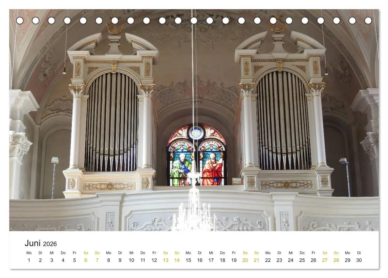 Bild: 9783457728284 | Fantastische Welt der Orgeln (Tischkalender 2026 DIN A5 quer),...