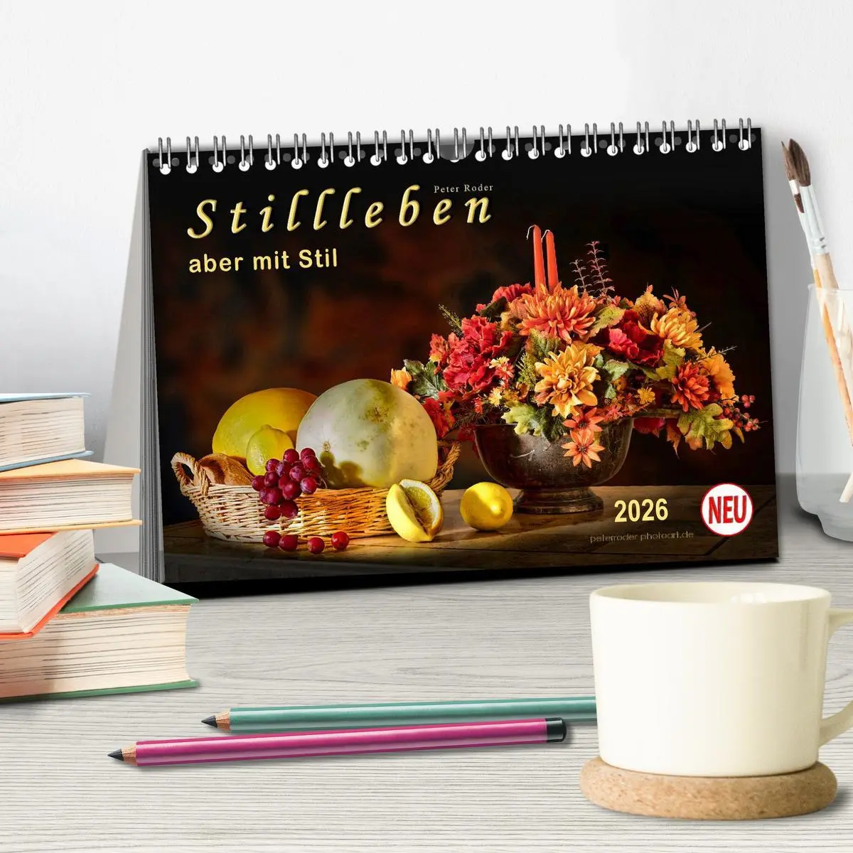 Bild: 9783457968284 | Stillleben - aber mit Stil (Tischkalender 2026 DIN A5 quer),...
