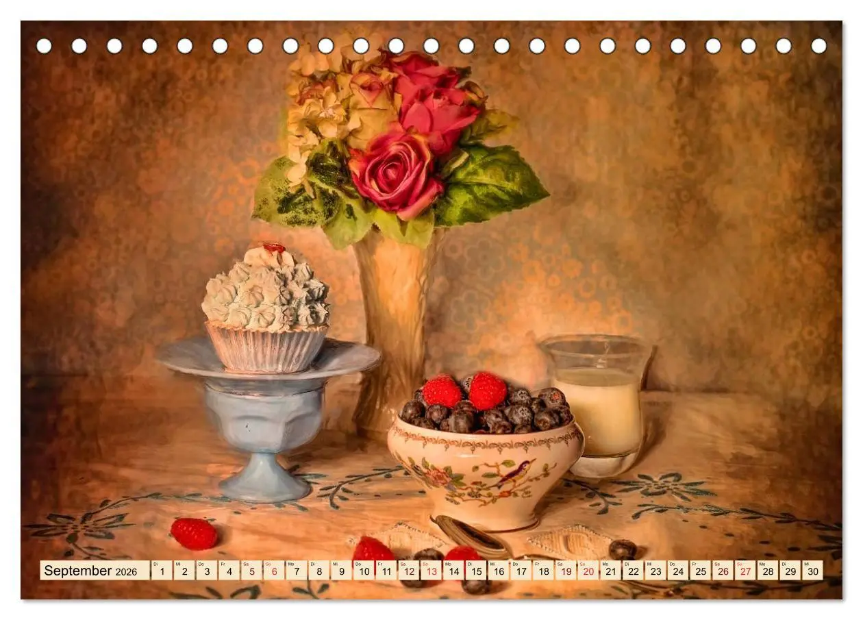 Bild: 9783457968284 | Stillleben - aber mit Stil (Tischkalender 2026 DIN A5 quer),...