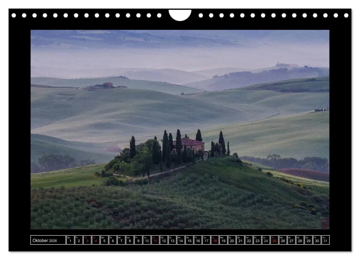 Bild: 9783516058284 | Toskana - Die Magie des Val d'Orcia (Wandkalender 2026 DIN A4...