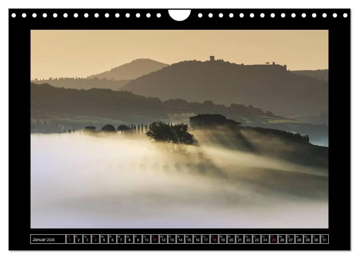 Bild: 9783516058284 | Toskana - Die Magie des Val d'Orcia (Wandkalender 2026 DIN A4...