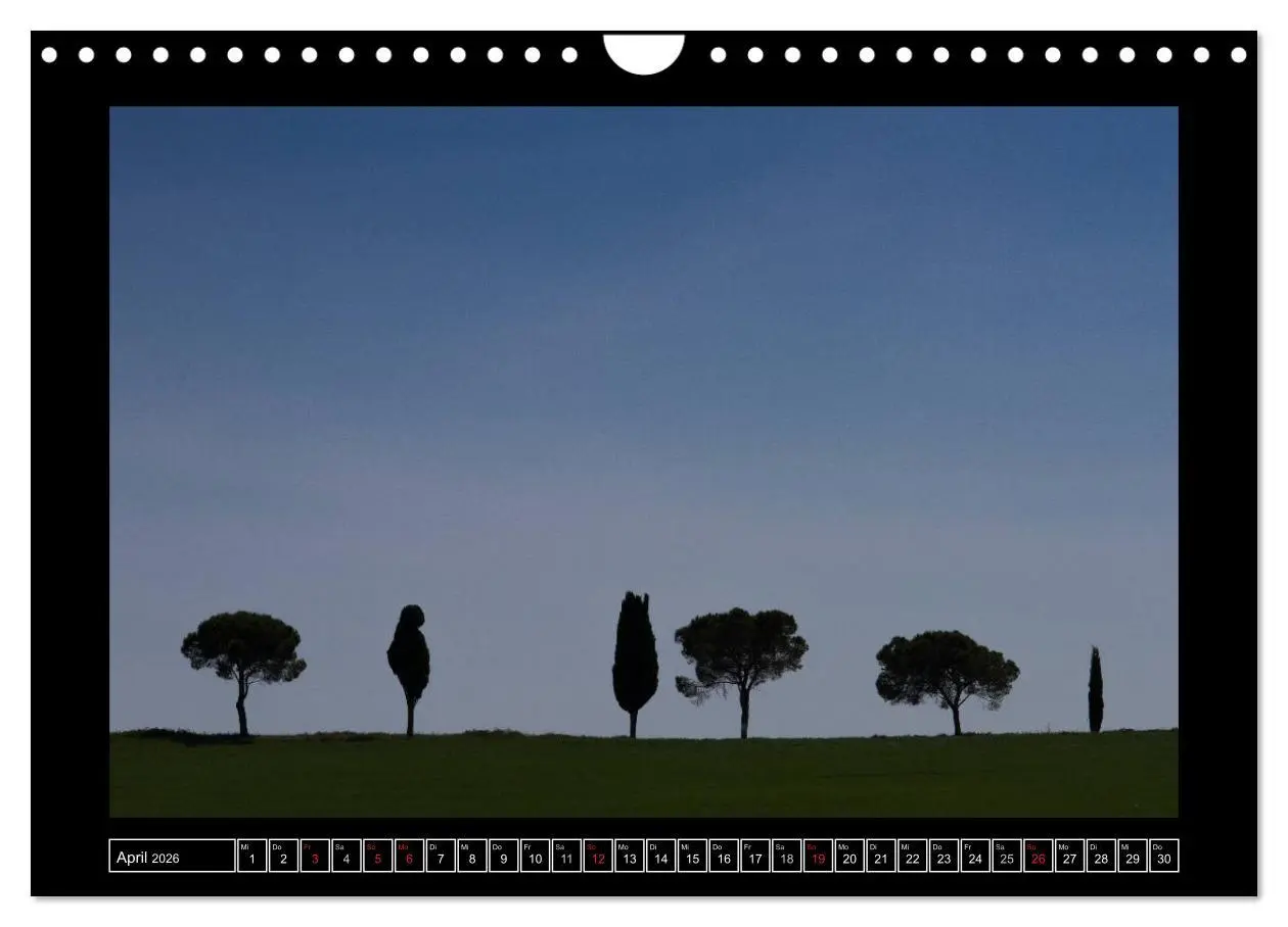 Bild: 9783516058284 | Toskana - Die Magie des Val d'Orcia (Wandkalender 2026 DIN A4...