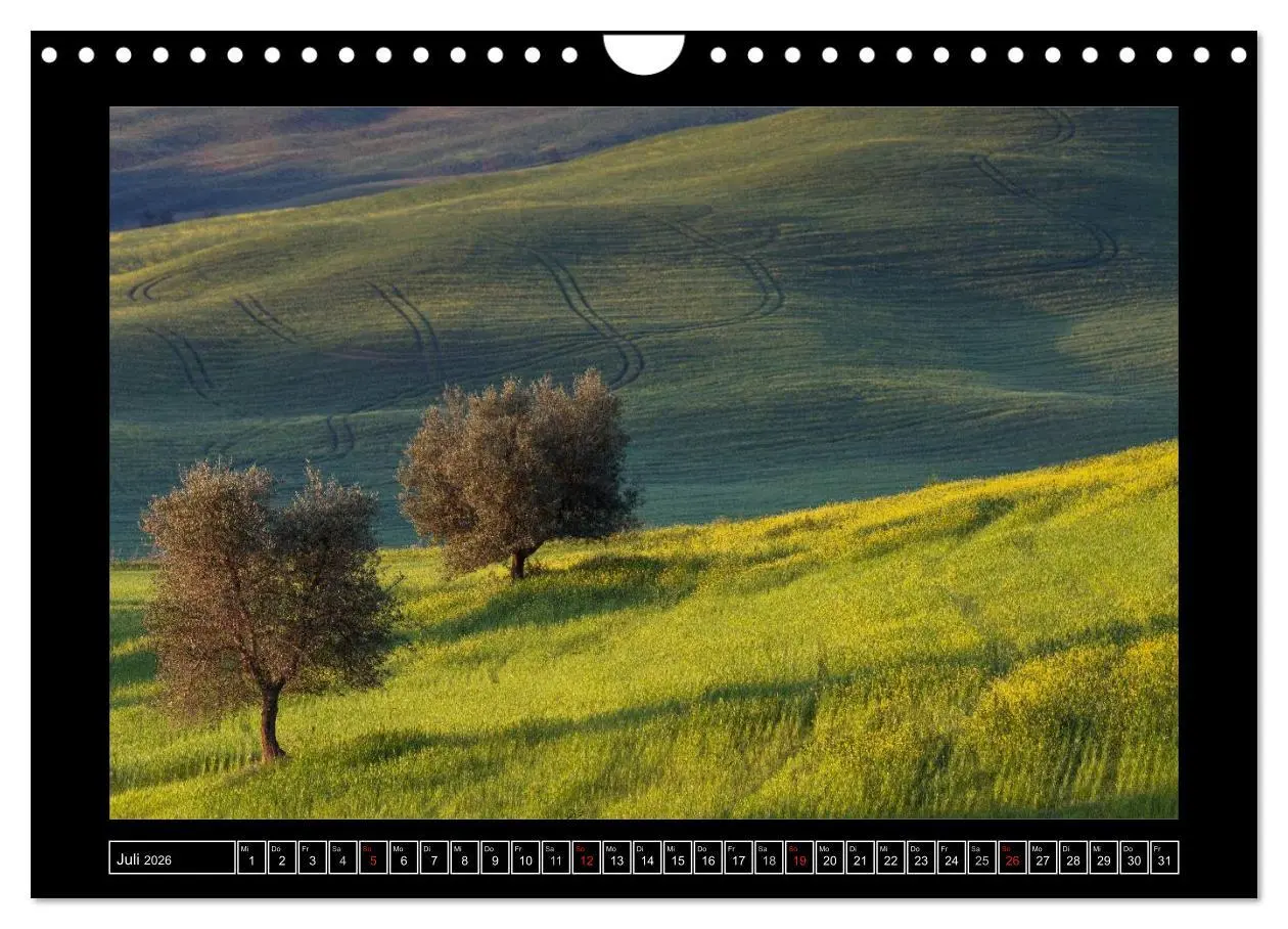 Bild: 9783516058284 | Toskana - Die Magie des Val d'Orcia (Wandkalender 2026 DIN A4...