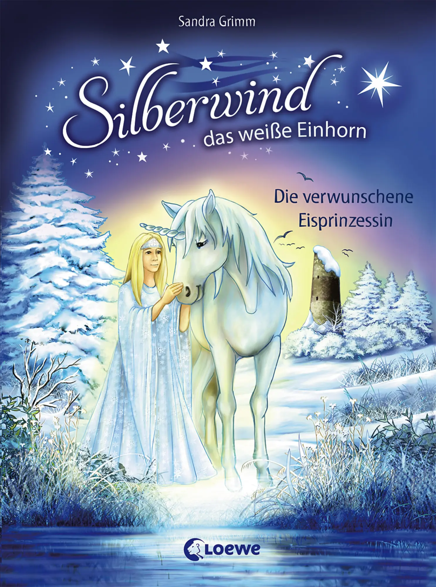 Cover: 9783785588284 | Silberwind, das weiße Einhorn - Die verwunschene Eisprinzessin | Grimm