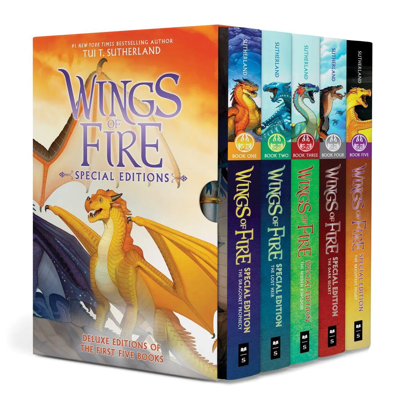 Cover: 9798225008284 | Wings of Fire #1-5 Special Edition Box Set | Tui T Sutherland | Box