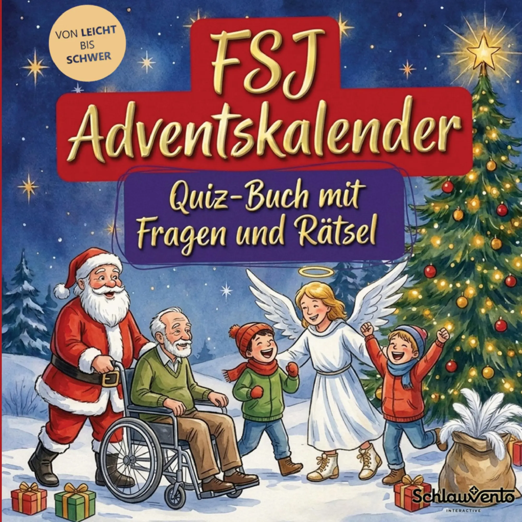 Cover: 9783693198384 | FSJ-Adventskalender: Quiz-Buch mit Fragen und Rätsel | Interactive