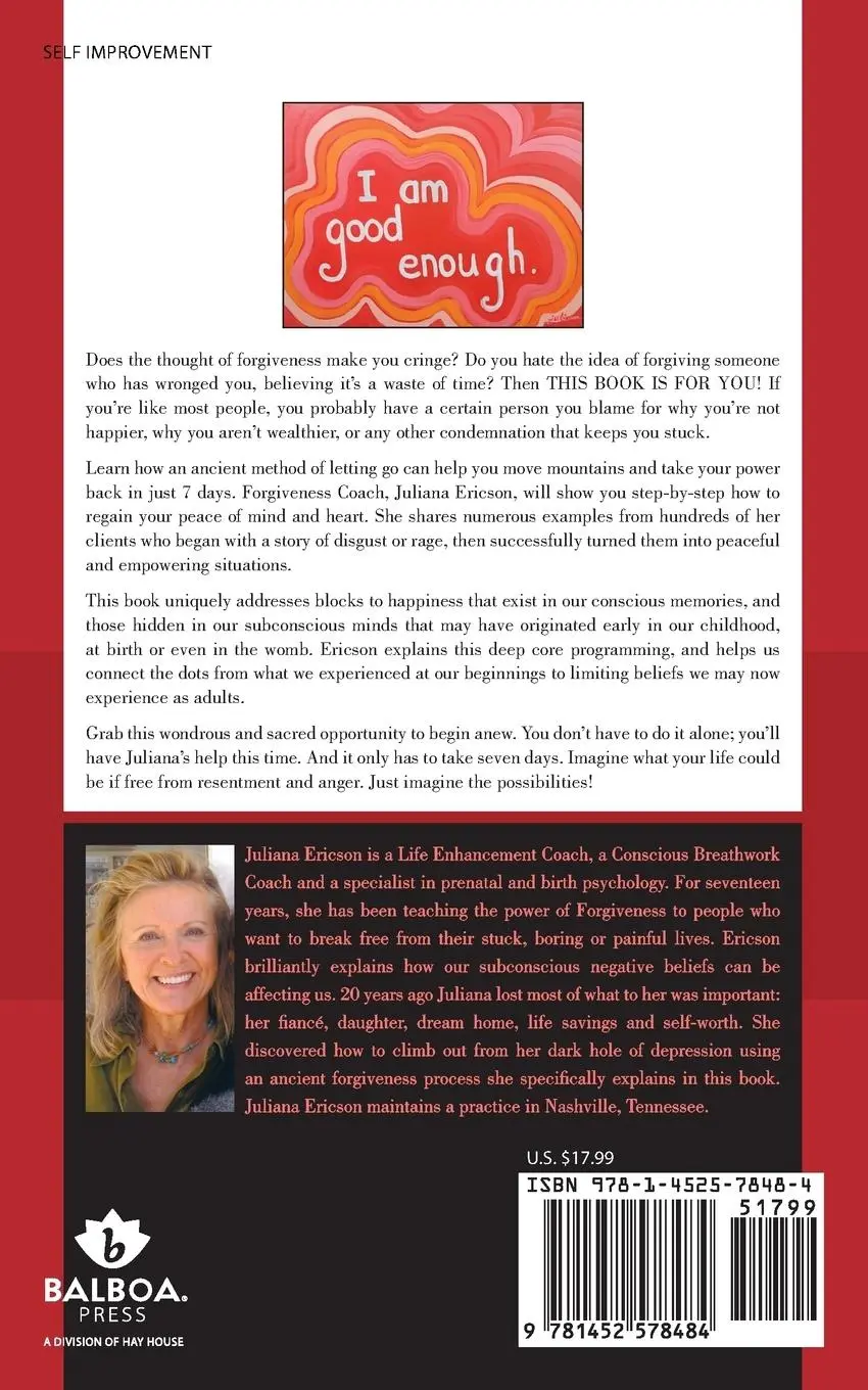 Rückseite: 9781452578484 | The Other F Word | 7 Days to Forgiving Anyone | Juliana Ericson | Buch