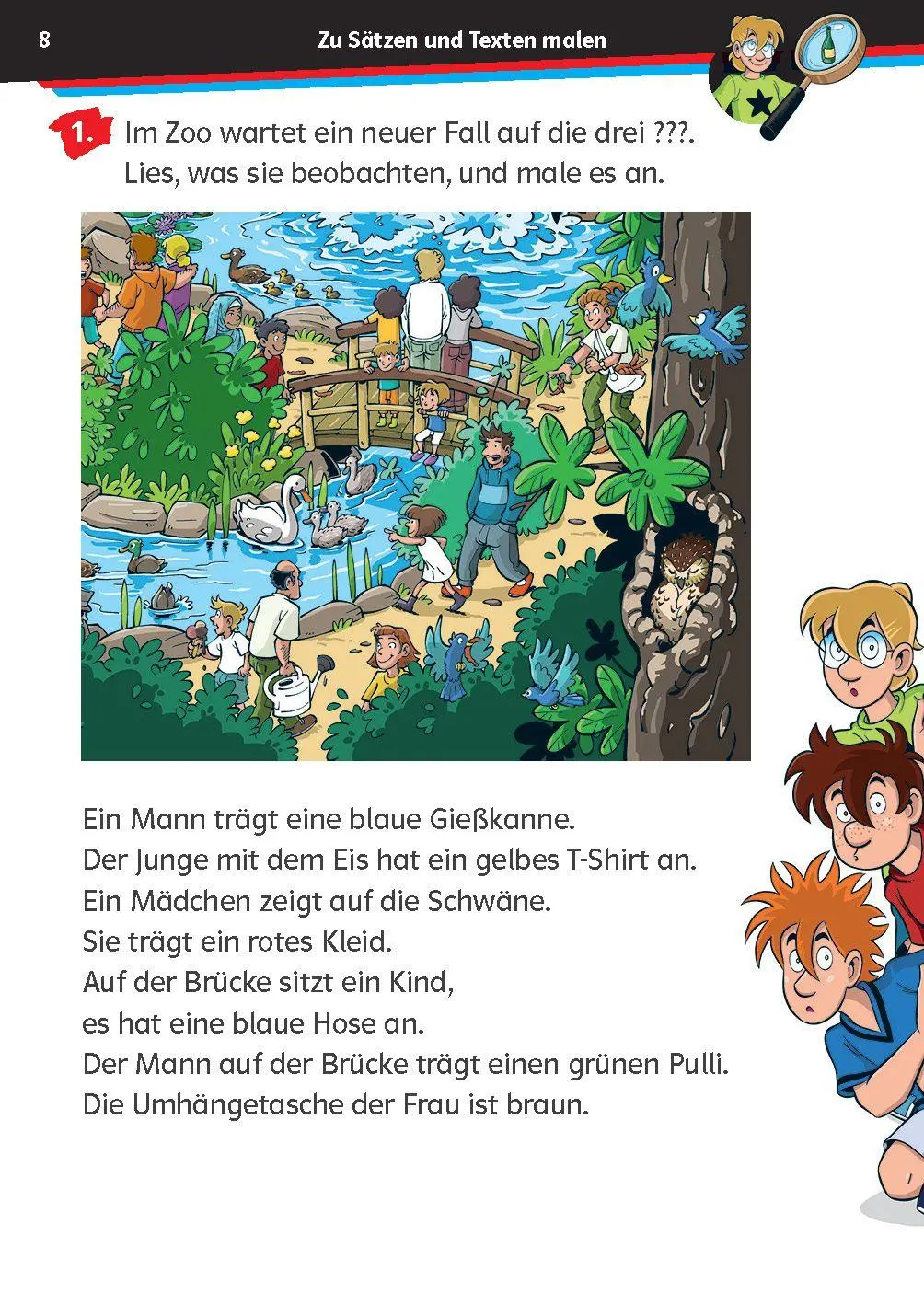 Bild: 9783129498484 | Die drei ??? Kids: Mein Übungsheft Deutsch 2. Klasse - Flüssig lesen