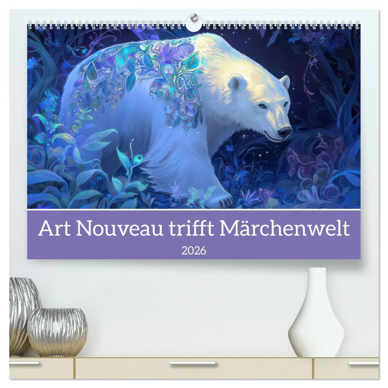 Cover: 9783457258484 | Art Nouveau trifft Märchenwelt (hochwertiger Premium Wandkalender...