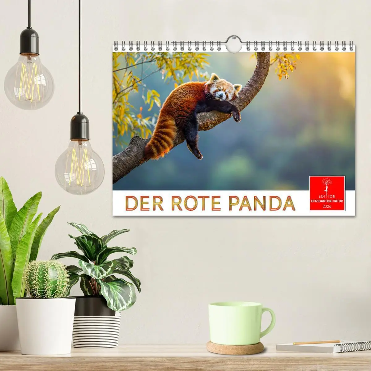 Bild: 9783457328484 | Der Rote Panda (Wandkalender 2026 DIN A4 quer), CALVENDO...
