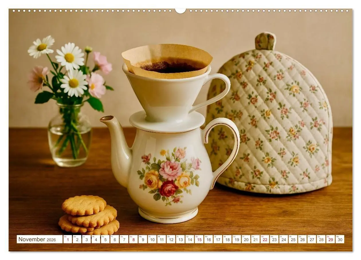 Bild: 9783516658484 | Heißer Kaffee (hochwertiger Premium Wandkalender 2026 DIN A2 quer),...