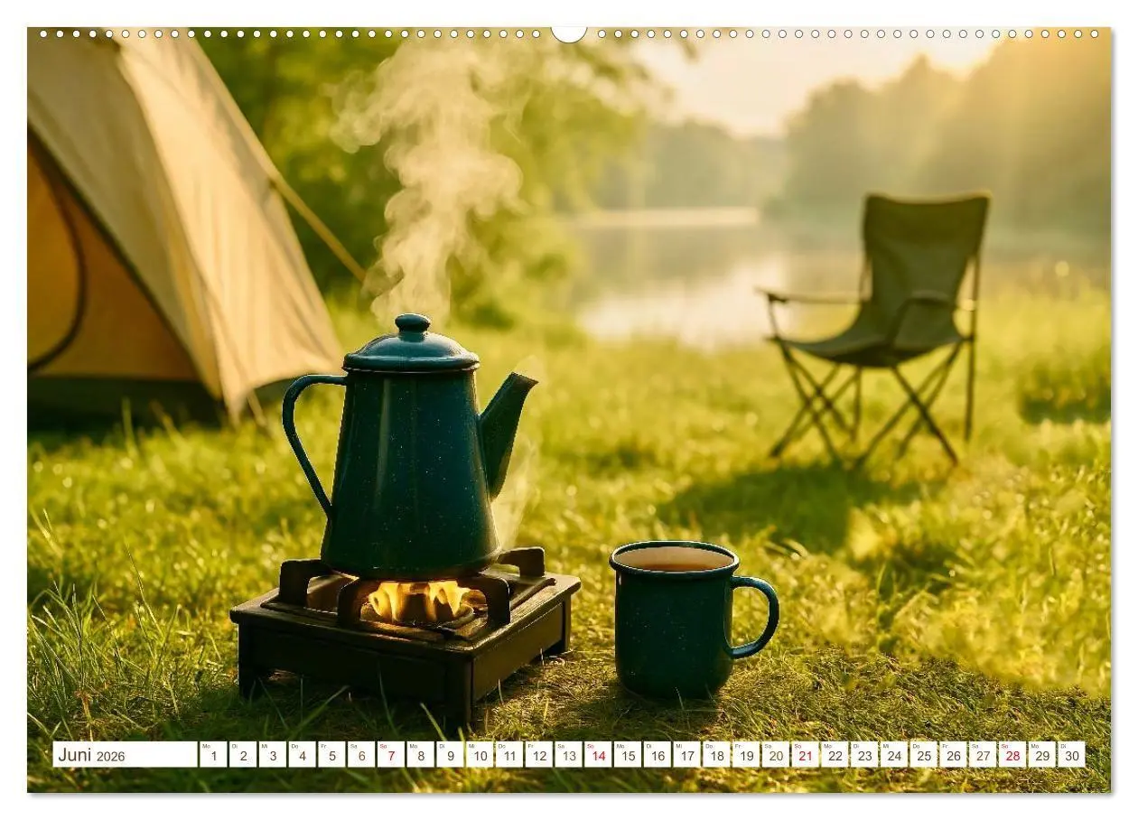 Bild: 9783516658484 | Heißer Kaffee (hochwertiger Premium Wandkalender 2026 DIN A2 quer),...