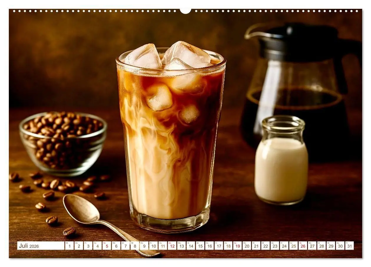 Bild: 9783516658484 | Heißer Kaffee (hochwertiger Premium Wandkalender 2026 DIN A2 quer),...