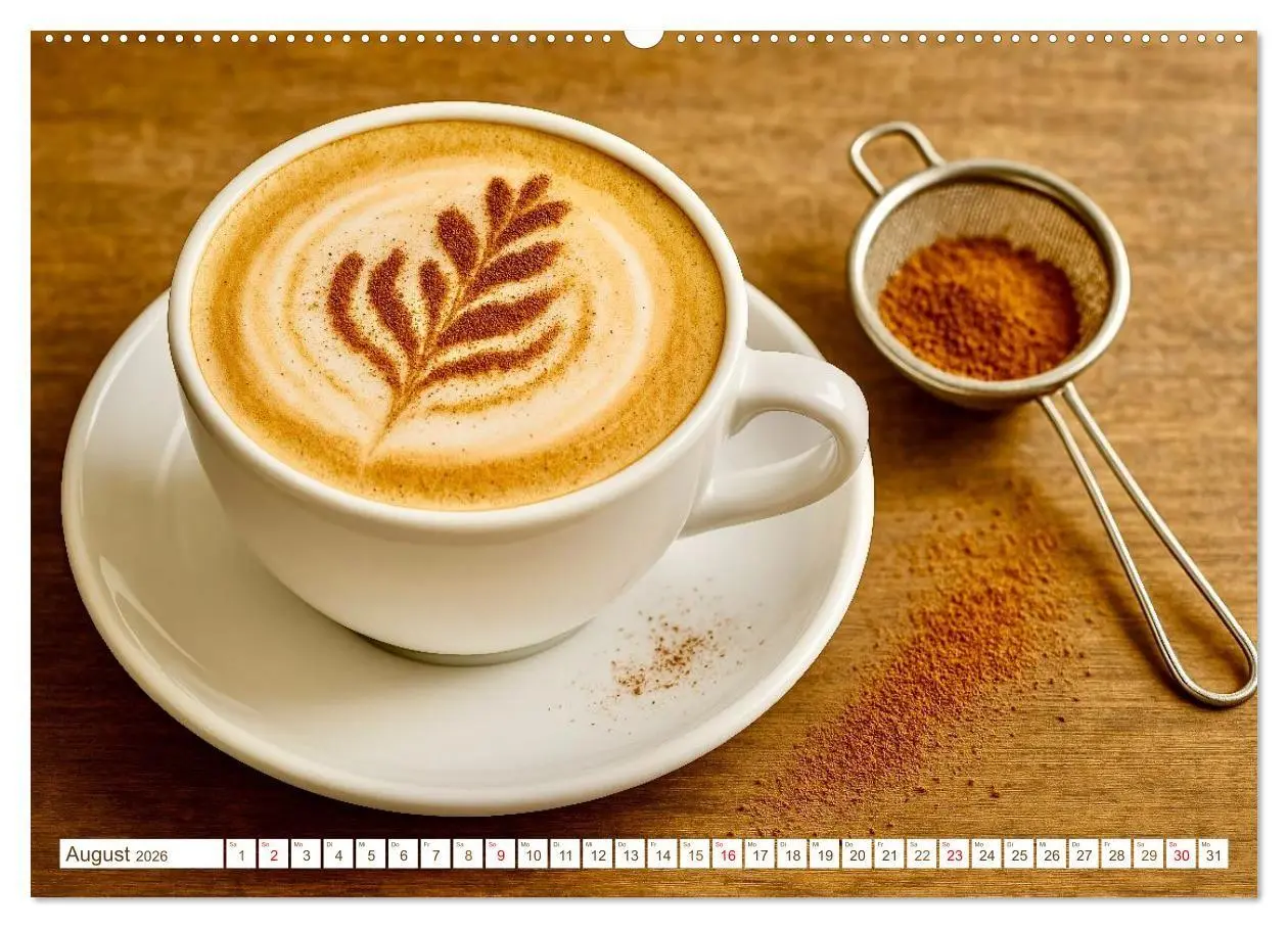 Bild: 9783516658484 | Heißer Kaffee (hochwertiger Premium Wandkalender 2026 DIN A2 quer),...