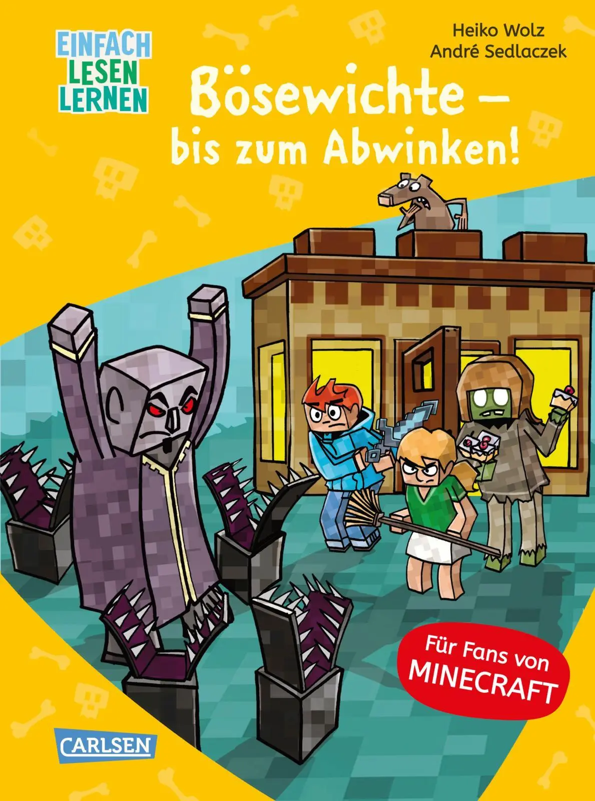 Cover: 9783551068484 | Lesenlernen mit Spaß - Minecraft 5: Bösewichte - bis zum Abwinken!