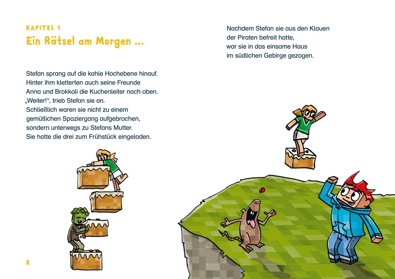 Bild: 9783551068484 | Lesenlernen mit Spaß - Minecraft 5: Bösewichte - bis zum Abwinken!