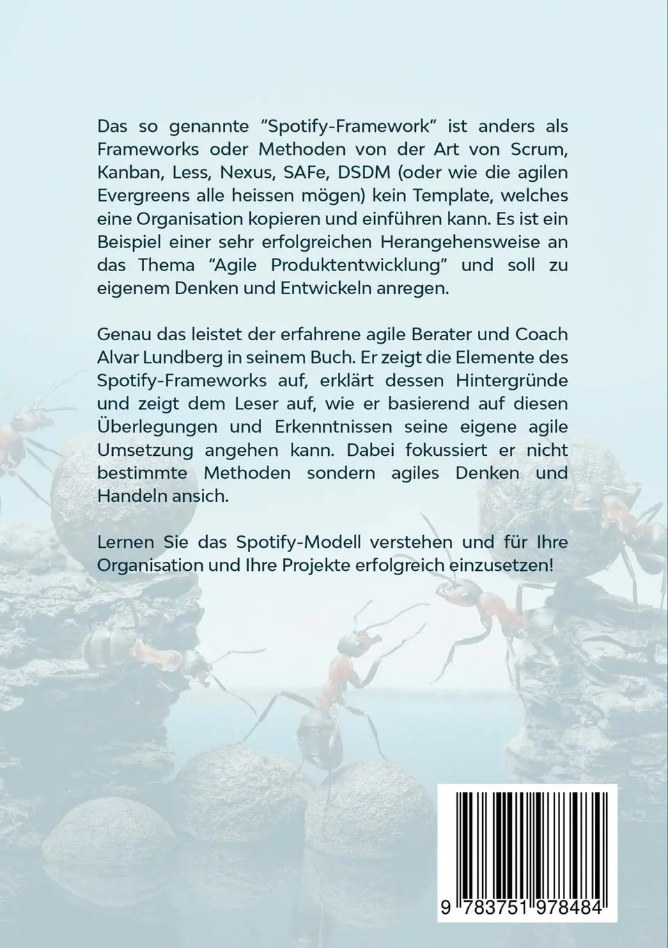 Rückseite: 9783751978484 | Erfolgreich mit dem agilen Spotify Framework | Alvar Lundberg | Buch