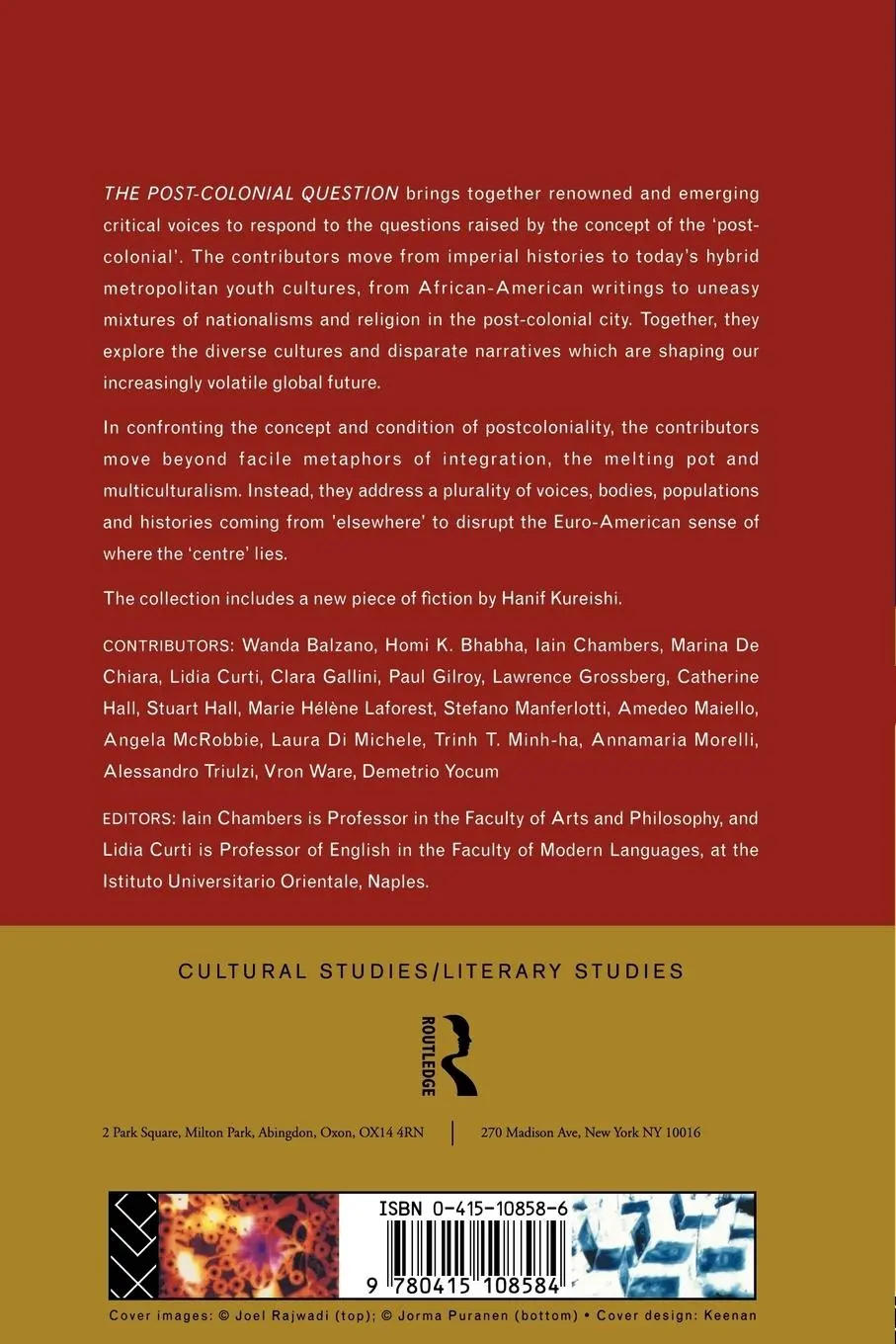 Rückseite: 9780415108584 | The Postcolonial Question | Common Skies, Divided Horizons | Buch