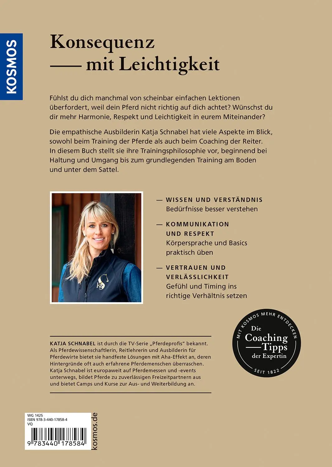 Rückseite: 9783440178584 | Katja Schnabels Pferdetraining | KS Coaching für Mensch und Pferd
