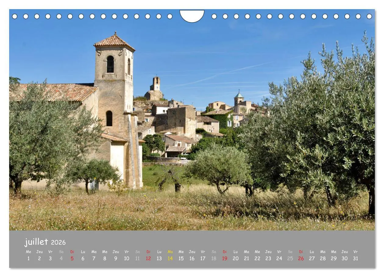 Bild: 9783516578584 | Grands sites de Provence (Calendrier mural 2026 DIN A4 vertical),...