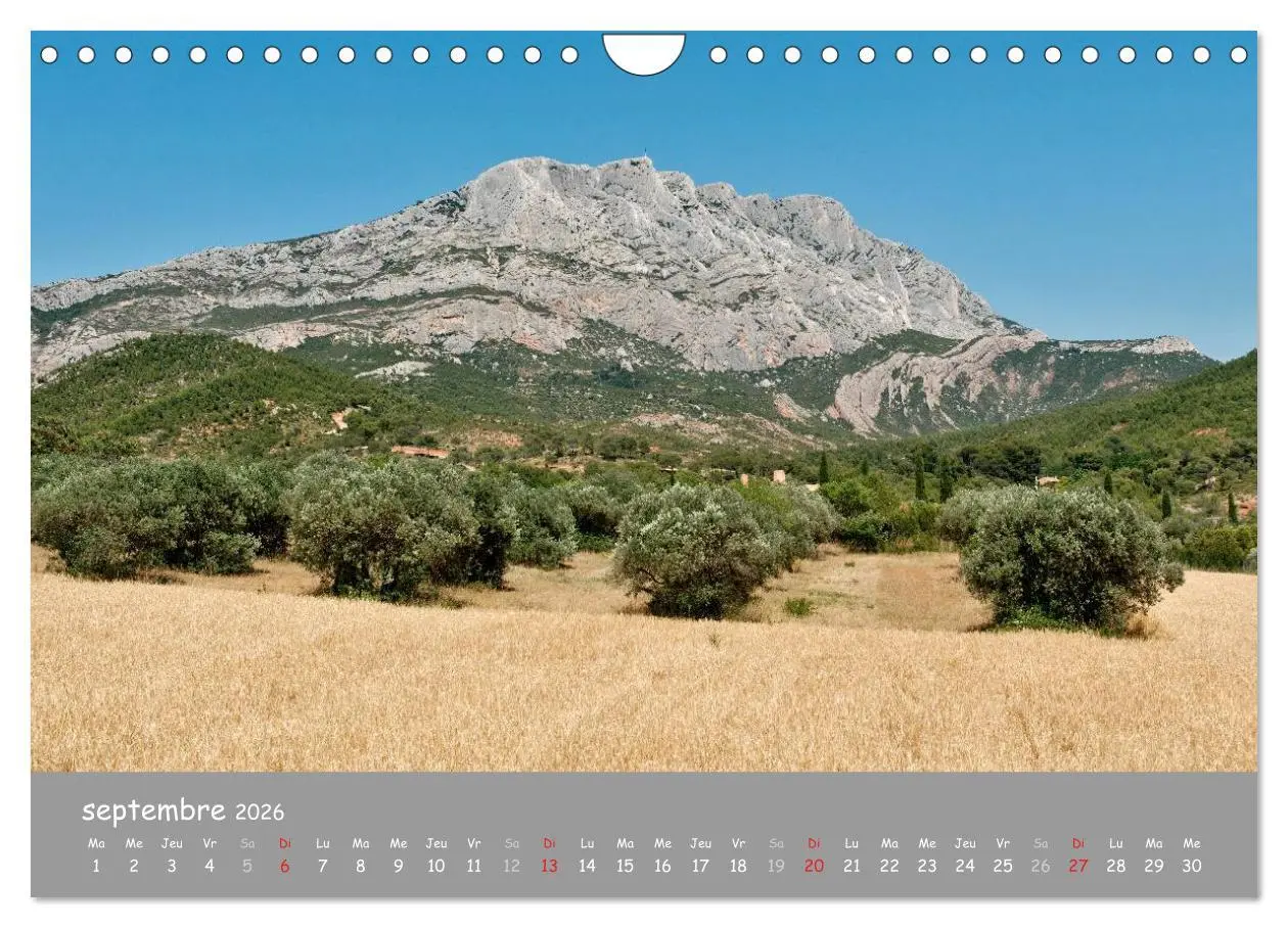 Bild: 9783516578584 | Grands sites de Provence (Calendrier mural 2026 DIN A4 vertical),...