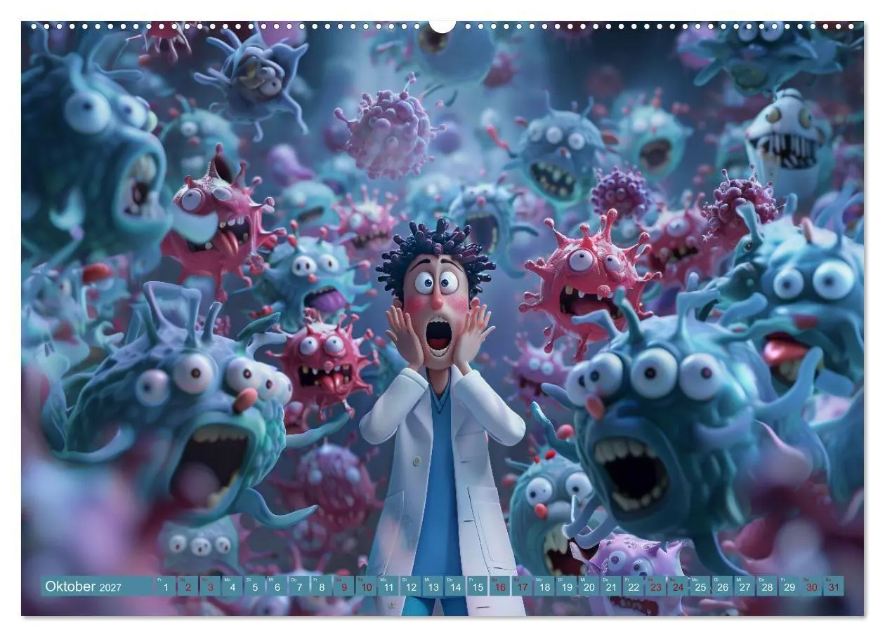 Bild: 9783569118584 | Nur ein paar Semester Medizin (hochwertiger Premium Wandkalender...