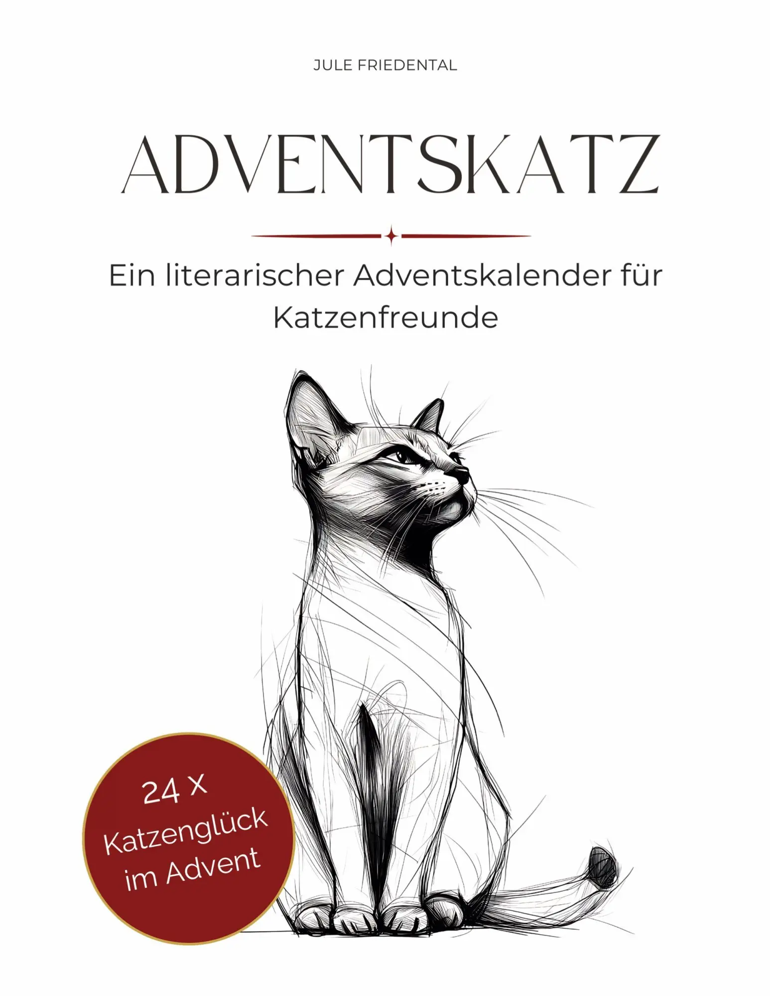 Cover: 9783695158584 | Adventskatz | Ein literarischer Adventskalender für Katzenfreunde