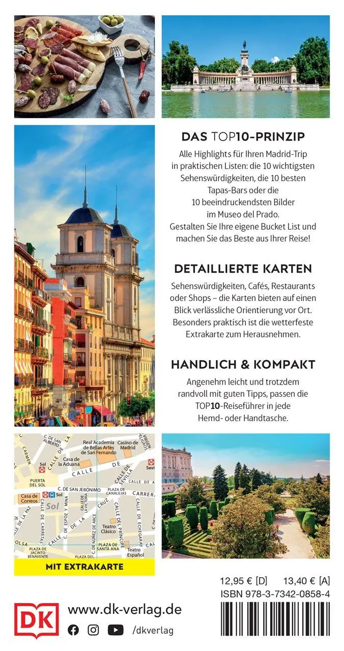 Rückseite: 9783734208584 | TOP10 Reiseführer Madrid | DK Verlag - Reise | Taschenbuch | 160 S.