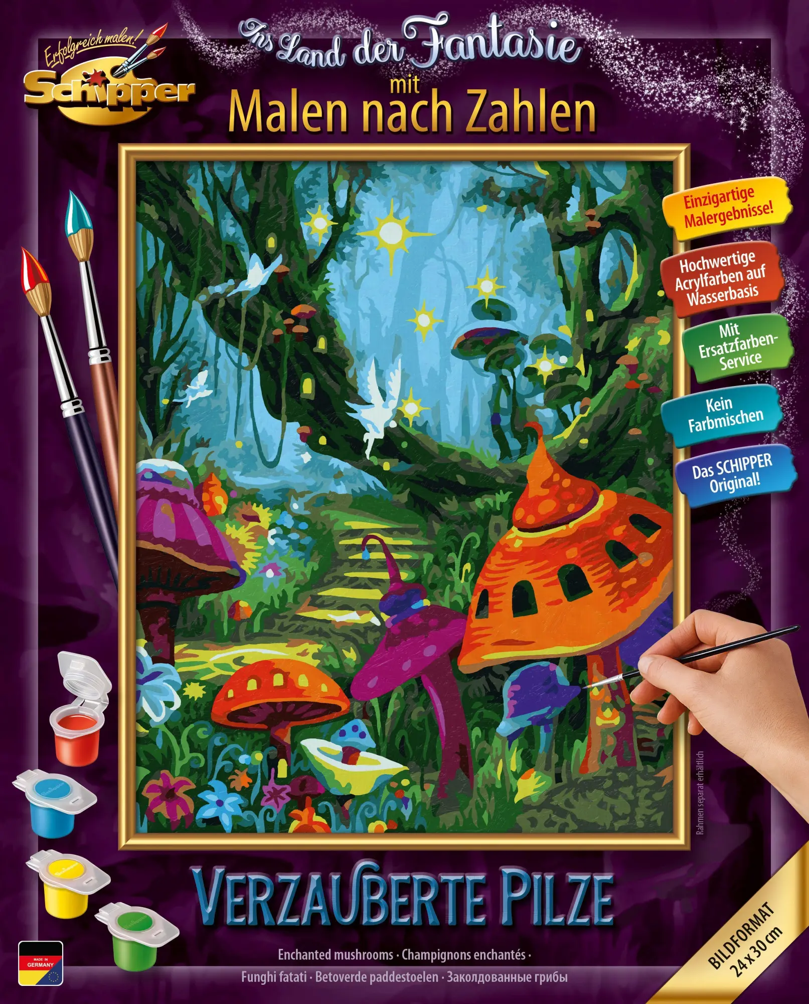 Cover: 4000887928684 | Schipper Malen nach Zahlen - Verzauberte Pilze | Schipper | Spiel